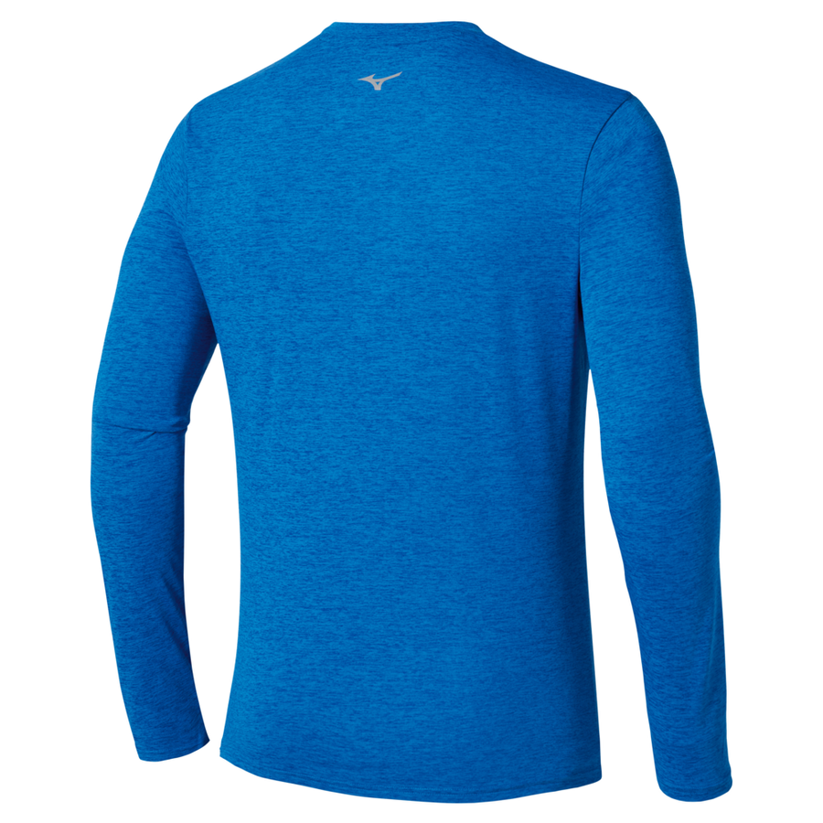 Mizuno Core Impulse Half Zip Long Sleeve Tee Princess Blue